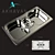 Streamline Stainless Steel Sink 3D model small image 1