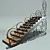 Forged Ladder: Wood and Metal 3D model small image 1