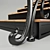 Forged Ladder: Wood and Metal 3D model small image 3