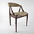 Retro Teak Dining Chair: Consigned Kai Kristiansen 3D model small image 1