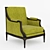 Gilles Nouailhac Elise Armchair: Elegant Comfort 3D model small image 1