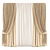 Title: Modern Style Curtains 3D model small image 1