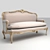 Elegant Louis XV Sofa 3D model small image 1