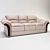 Elegant Modern Sofa 3D model small image 1