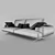 Title: Desiree's Platz Sofa: Elegant Minimalism 3D model small image 2