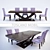 TOSCANO MOBIL Dining Set 3D model small image 1