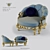 Regency Jumbo Armchair | 120x105x90 3D model small image 1
