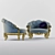 Regency Jumbo Armchair | 120x105x90 3D model small image 2