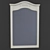 Elegant Francoise Wall Mirror 3D model small image 1
