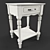 Francoise Bedside Table 3D model small image 1