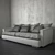 Elegant EGO Italian Sofa 3D model small image 2