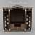 Baroque Highboard: Modenese Gastone 3D model small image 1