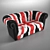 British Flag Chesterfield Sofa 3D model small image 1