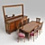 Vintage Tresure Dining Set 3D model small image 1
