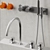 Vola Bathroom Components: Stylish & Durable Fixtures 3D model small image 3