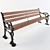 Robers PB1103: Stylish and Durable Bench 3D model small image 1