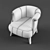 Elegant Comfort: S Club Chair 3D model small image 3