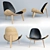 Classic Shell Chair by Wegner & Paul Smith 3D model small image 2