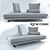 Elegant Prado by Ligne Roset 3D model small image 1