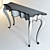 Theodore Alexander Console: Elegant Wood Design 3D model small image 3