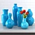 Elegant Tulip Vase Set by Tozai 3D model small image 1