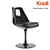 Elegant Knoll Tulip Chair 3D model small image 1