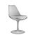 Elegant Knoll Tulip Chair 3D model small image 2