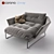 Modern Elegance: Saba Italia NY Suite 3D model small image 1