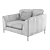 Title: Sits Klara: Stylish 3D Chair 3D model small image 3