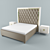 Luxurious Cavio Gatsby Bedroom Set 3D model small image 1