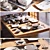 Japanese-inspired Tableware Set 3D model small image 1