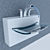 Modern Dual-Purpose Sink/Washer 3D model small image 1