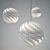 Gubi Turbo Pendant L by Weisdorf: Modern Aluminum Lamp, 620mm Diameter 3D model small image 3