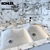 Kohler Antique Faucet and Octave Sink 3D model small image 1