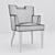 Chic Hickory Carrie Chair 3D model small image 3