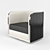 Passos Swivel Chair by Blainey North 3D model small image 1