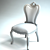 European Single Chair: Comfort in Style 3D model small image 3