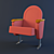 Theater Seat for Ultimate Comfort 3D model small image 2