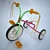 Vintage USSR Tricycle 3D model small image 1