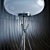 Elegant Art Nouveau Lamp 3D model small image 3