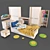 Titouan Children's Furniture Set 3D model small image 1