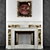 Fireplace of Elegance: Classic Portal Design 3D model small image 1
