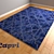 Blue Capri Low Pile Carpet 3D model small image 2