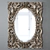 Elegant Carved Mirror by Schuller 3D model small image 1