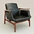 Modern Danish Design Armchair 3D model small image 1