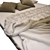 Sackcloth Bedding: Unique Designs 3D model small image 3