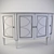 Elegant Bernhardt Marquesa Sideboard 3D model small image 3