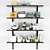 Kitchenware Shelf: Organize and Display Your Kitchen Essentials 3D model small image 1