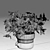 Refreshing Mint Pot: Sagaform's Perfect Herbal Companion 3D model small image 3