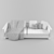 Title: Luxury Minotti Klimt Sofa 3D model small image 3